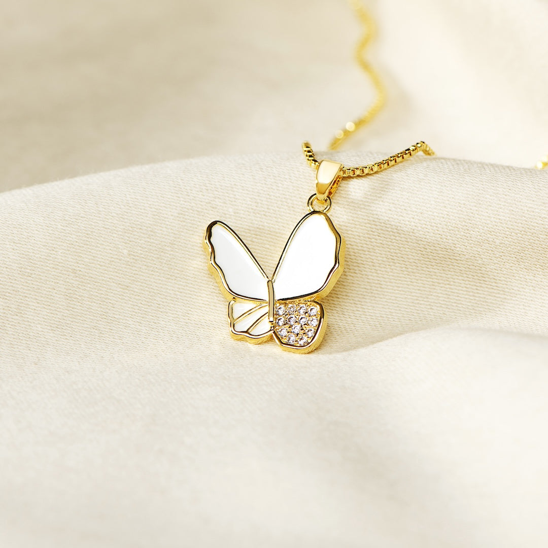 TO MY DAUGHTER - BUTTERFLY NECKLACE