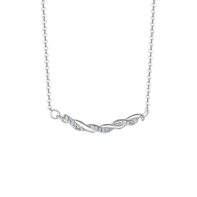 Twist Knot Smile Necklace