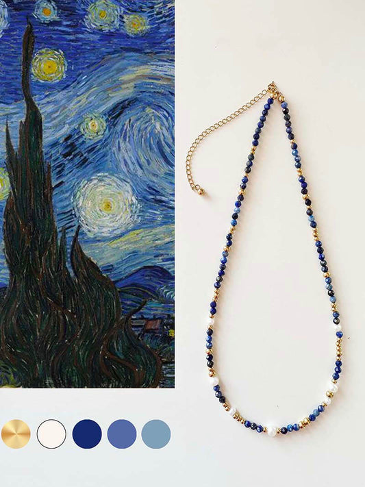 Van Gogh's Starry Night Necklace