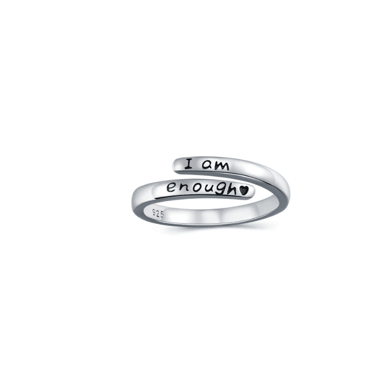 "I am enough" Ring